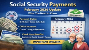 Social Security February 2026, Social Security payment schedule 2026, SSA February payment dates, Social Security update 2026, SSI payment February 2026, Social Security COLA 2026, retirement benefits payment dates, disability benefits February 2026, SSA direct deposit schedule, Social Security payment calendar 2026, Medicare premium deduction 2026, Social Security news USA, monthly benefit update 2026, SSA payment status check, federal benefits February 2026