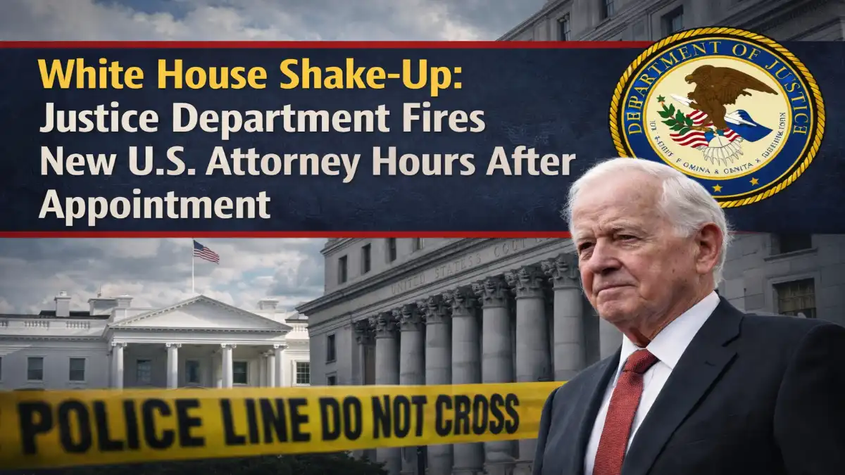 White House news 2026, Justice Department update, U.S. Attorney New York, DOJ leadership change, federal prosecutor firing, political breaking news USA, executive branch authority, federal judges appointment dispute, Northern District of New York, U.S. legal controversy, Washington political update, Department of Justice 2026, U.S. government shake-up, constitutional authority debate, breaking political headlines